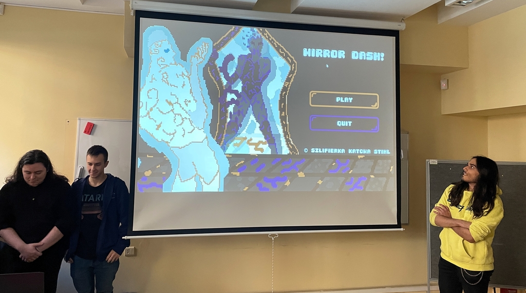 gamejam contest participants presenting their game