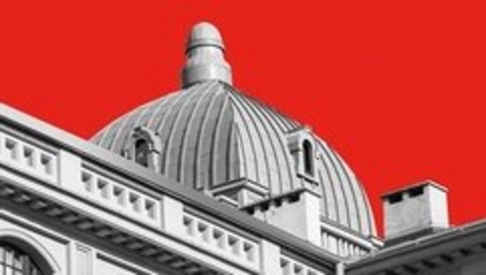 grafika z rektoratem UŁ