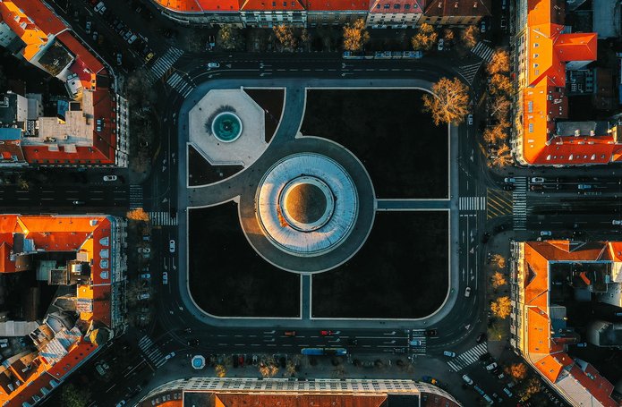 Zagrzeb z lotu ptaka