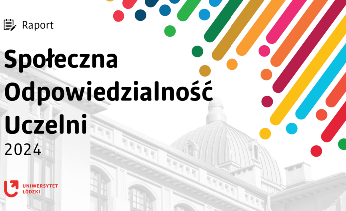 Budynek uczelni z hasłem informacyjnym o Raporcie SOU 2024