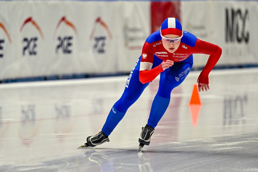 Iga Smejda at the Arena Lodowa in Tomaszów Mazowiecki