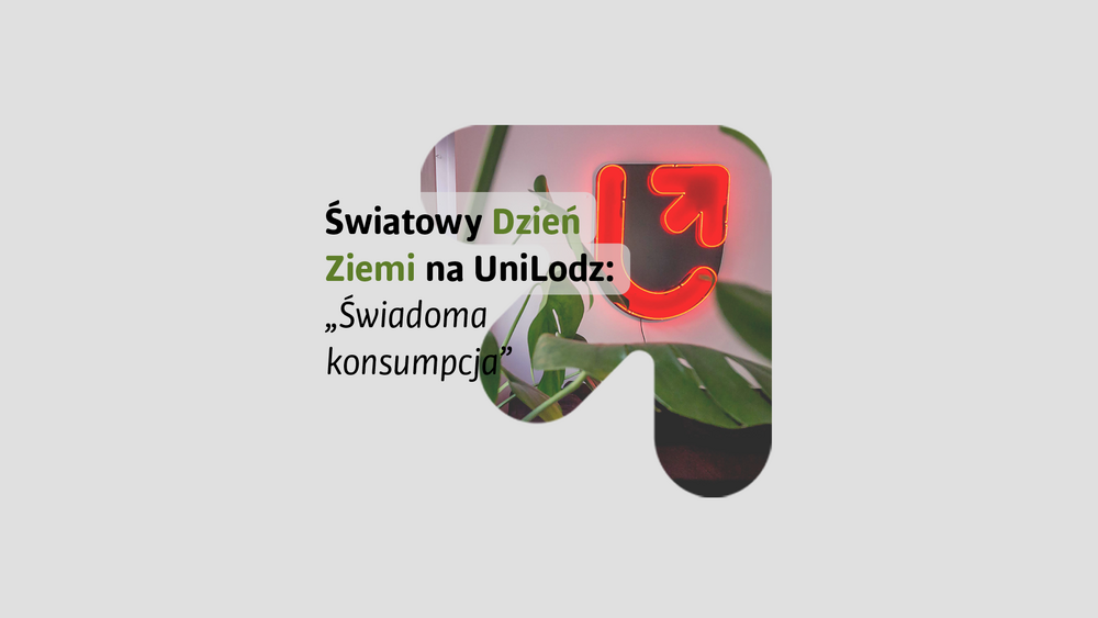 Logo UŁ motyw Dzień Ziemi